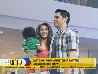 Baby Zion, agaw-atensiyon sa kauna-unahang fashion show