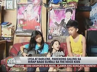 Lyca at Darlene, parehong galing sa hirap bago sumali sa The Voice Kids