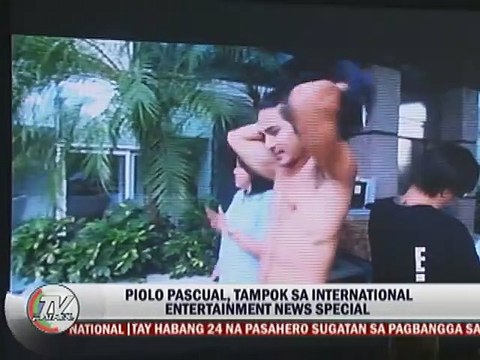 Piolo Pascual, tampos sa International News Special