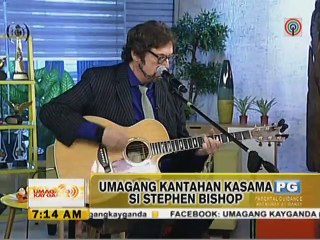 Download Video: Umagang kantahan with Stephen Bishop