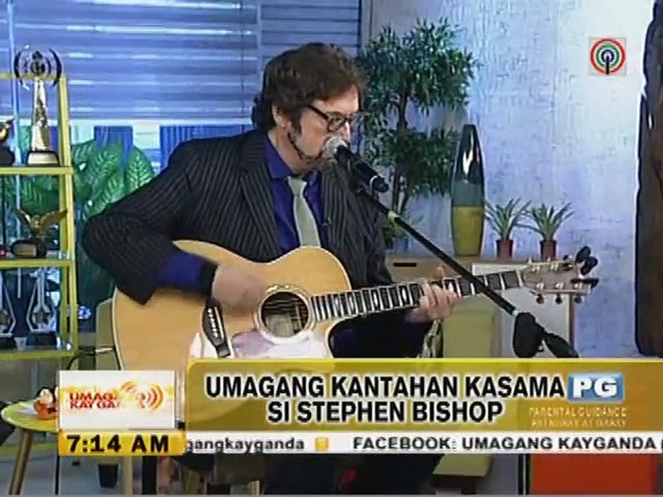 Umagang kantahan with Stephen Bishop