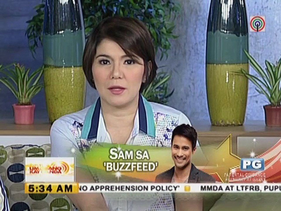 Sam Milby, bumida sa 'BuzzFeed'