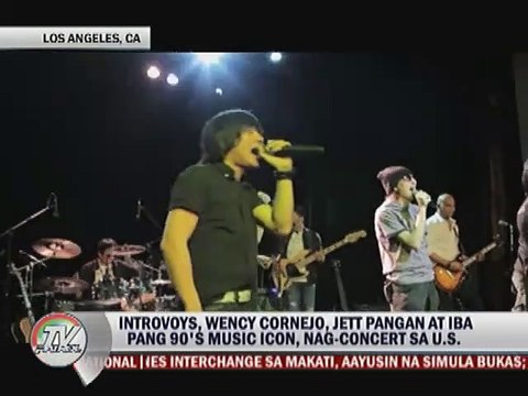 Introvoys, Wency Cornejo, Jett Pangan at iba pang 90's music icon, nag-concert sa U.S