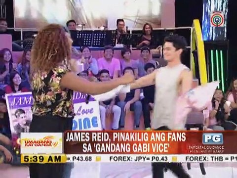 James Reid, pinakilig ang fans sa 'Gandang Gabi Vice'
