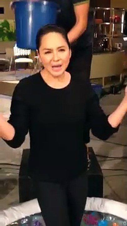 ABS-CBN President Charo Santos Concio takes on the Ice Bucket Challenge