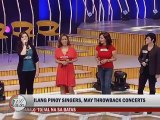 Ilang Pinoy Singers, May throwback Concerts