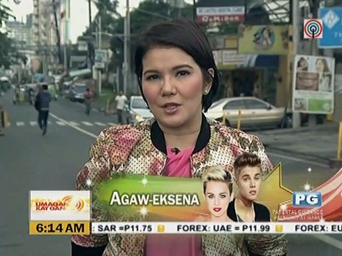 Miley Cyrus, dumalo nang topless sa New York Fashion Week Party