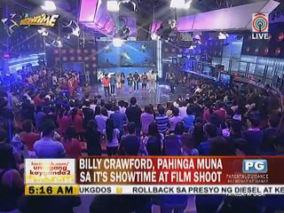 Billy Crawford, pahinga muna a It's Showtime at film shoot