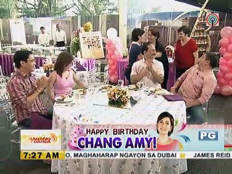 Amy Perez, naluha sa birthday surprise ng kanyang UKG family