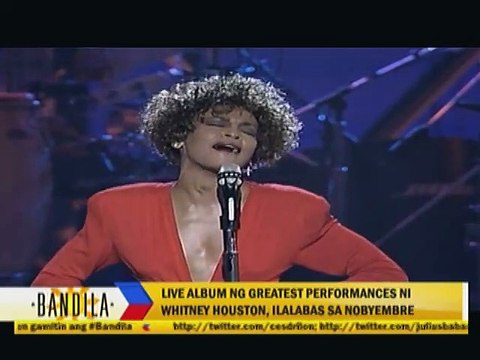 Live Album ng greatest performances ni Whitney Houston, ilalabas sa Nobyembre