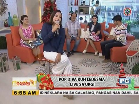Pop diva Kuh Ledesma, live sa UKG!
