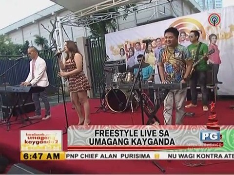Freestyle sings So Slow live on UKG