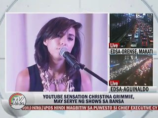 Youtube sensation Christina Grimmie, may serye ng shows sa Bansa