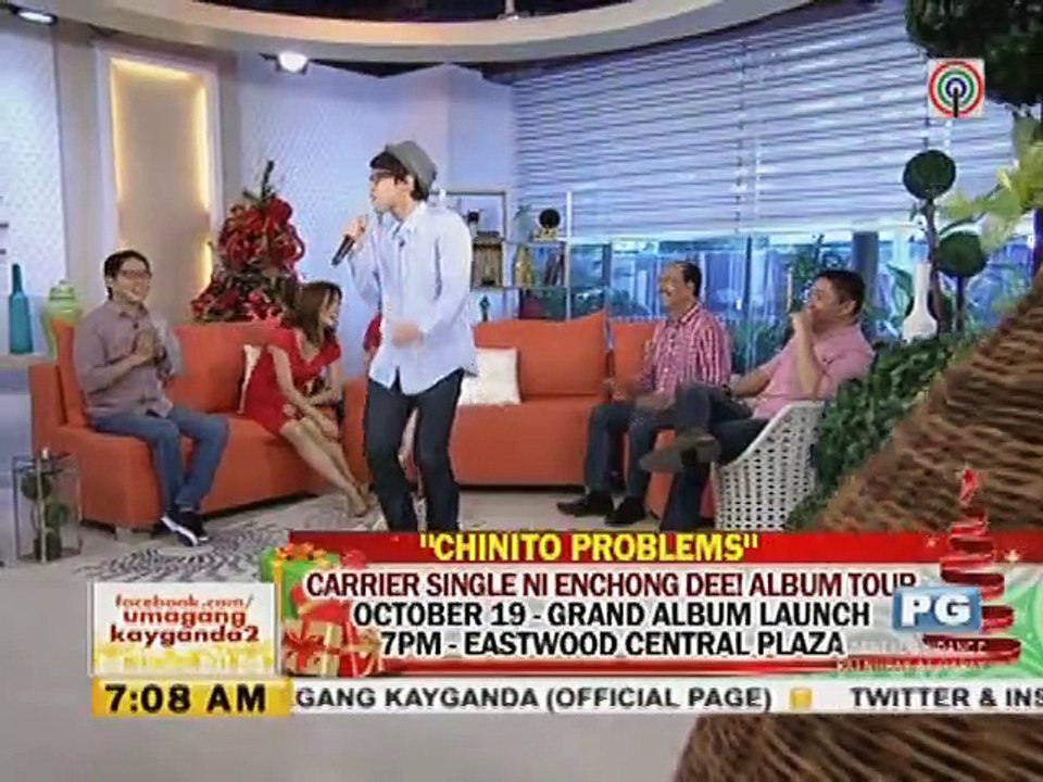 Enchong Dee sings ""Chinito Problems"" on UKG