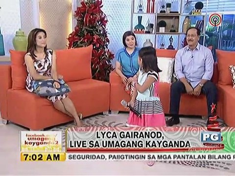 The Voice Kids Champ Lyca Gairanod, sings Ulan live on UKG