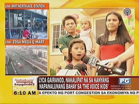 Lyca Gairanod, nakalipat na sa kanyang napanaunang bahay sa The Voice Kids
