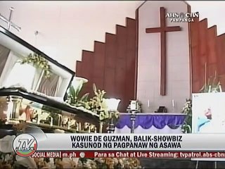 Wowie De Guzman, balik-showbiz kasunod ng pagpanaw ng asawa