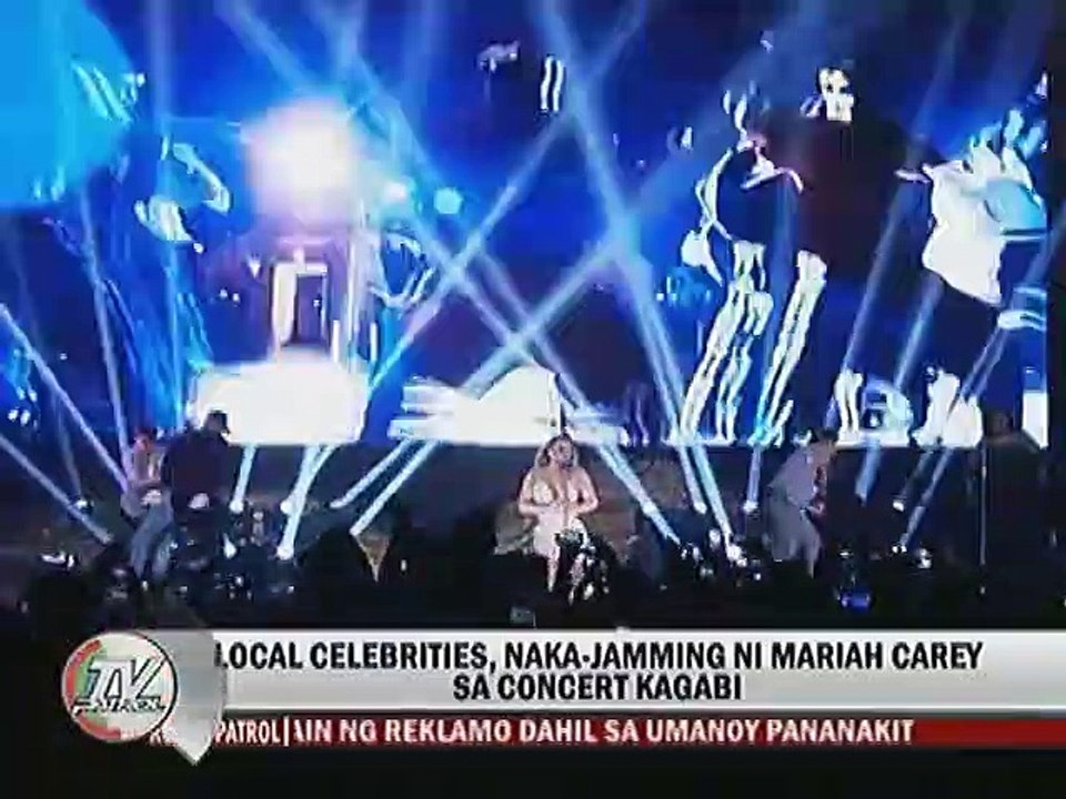 Local Celebrities, naka-jamming ni Mariah Carey sa Concert Kagabi