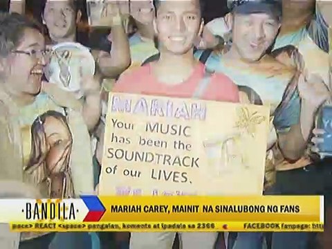Fans ni Mariah, sabik na para sa kanyang concert bukas