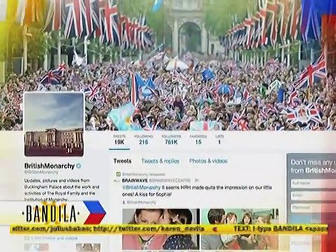 Unang tweet ni Queen Elizabeth, pinagpiyestahan ng mga netizens