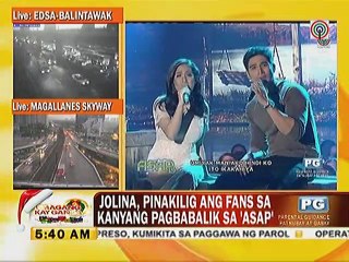 Jolina, pinakilig ang mga fans sakanyang pagbabalik sa ""ASAP""