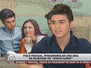 Piolo, proud sa pagsisikap ng anak na si Inigo sa kanyang Projects