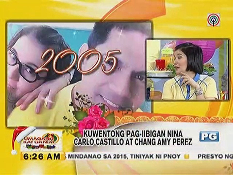 Ang kwento ng matamis na pag-iibigan nina Carlo Castillo at Amy Perez