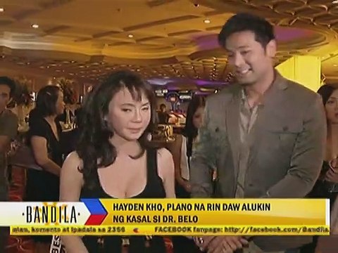 Hayden Kho, plano na rin daw alukin ng kasal si Dr. Belo