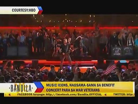 Music icons, nagsama-sama sa benefit concert para sa war veterans