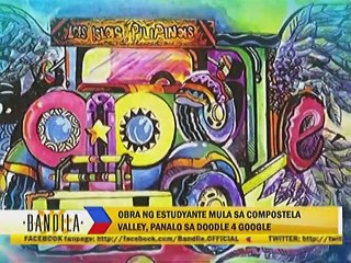 Obra ng estudyante mula sa Compostela Valley, panalo sa Doodle 4 Google