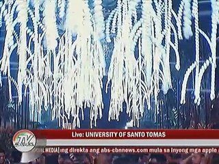 UST, sinindihan na ang Christmas Tree