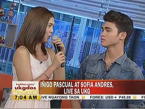 Relaks, It's just Pag-ibig stars Iñigo Pascual %26 Sofia Andres, sings Buko LIVE on UKG!