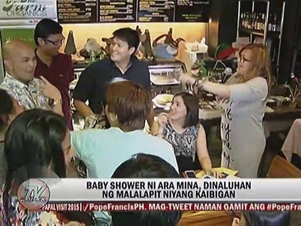 Baby shower ni Ara Mina, dinaluhan ng malalapit niyang kaibigan