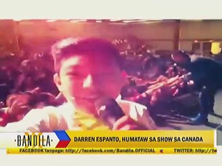 Darren Espanto, humataw sa show sa Canada