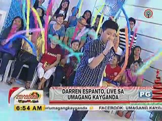 Descargar video: Darren Espanto, live sa Umagang Kay Ganda