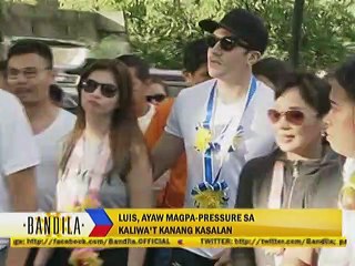 Luis, ayaw magpa-pressure sa kaliwa't kanang kasalan
