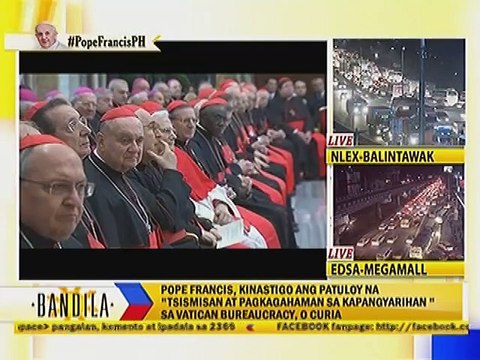 Pope Francis, kinastigo ang patuloy na Tsismisan at pagkagahaman sa kapangyarihan sa Vatican bureaucracy, o Curia