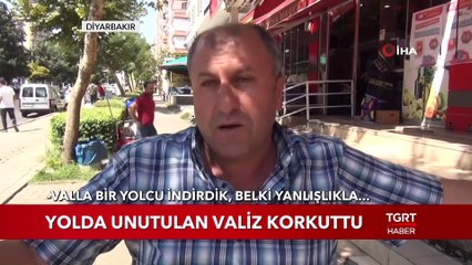 Yolda Unutulan Valiz Paniğe Sebep Oldu