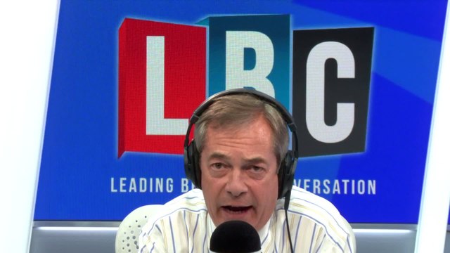 Caller Tells Nigel Farage His Entire Campaign Is Based On Slogans