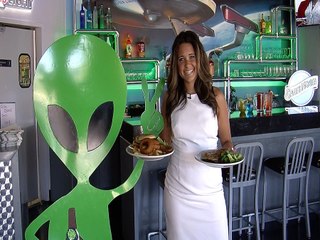 LIFE-SIZED UFO! Space Age Restaurant and Lodge is most popular stop on way to San Diego - APPETITE AZ