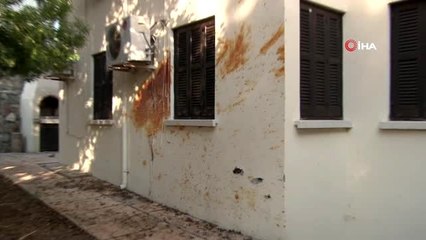 - Girne patlama sonrası görüntülendi- Kuşlar parçalandı, duvarlarda oyuklar oluştu