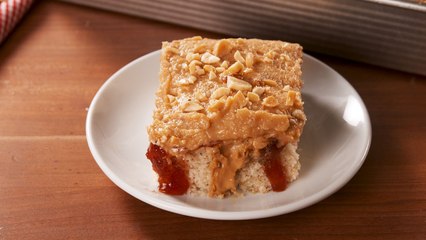 PB&J Poke Cake Is SO Nostalgic