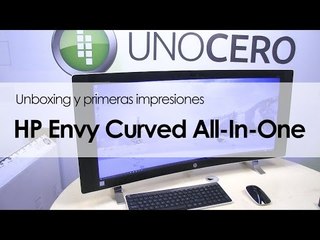 HP ENVY Curved  All in One unboxing