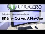 HP ENVY Curved  All in One unboxing
