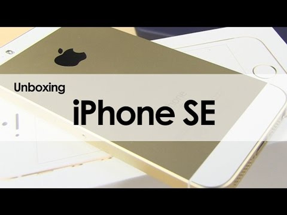 iPhone SE Unboxing