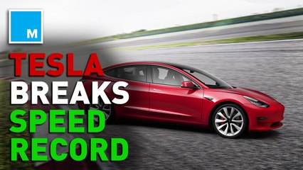 Video herunterladen: Tesla claims Model S sets fastest four-door record at Laguna Seca