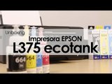 EPSON L375 Ecotank: unboxing y primeras impresiones