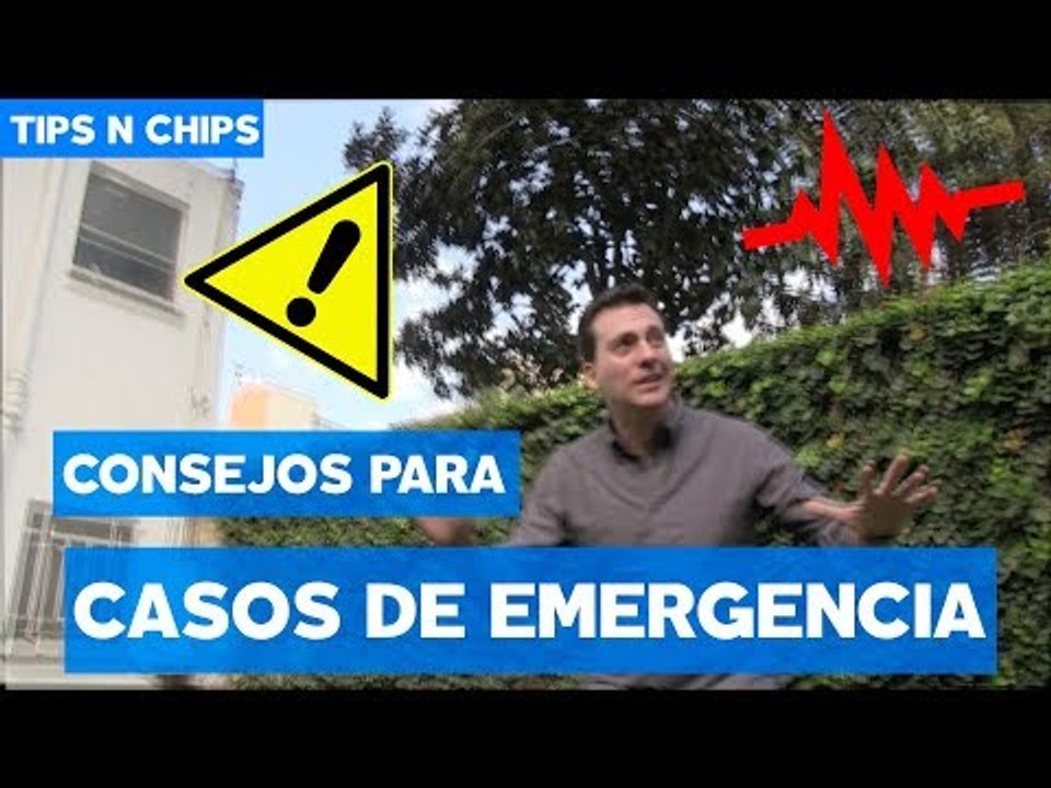 Consejos para sismos y emergencias - #TipsNChips con @japonton
