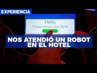 Robot en el Hotel ¡INCREÍBLE!