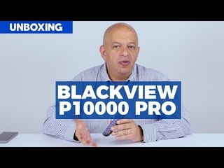 Teléfono con batería de 11,000 mAh Blackview P10000 Pro